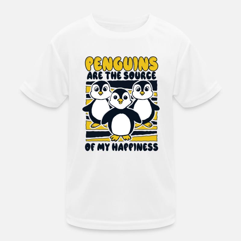 Les pingouins sont la source de mon bonheur Seabird T-shirt sport Enfant