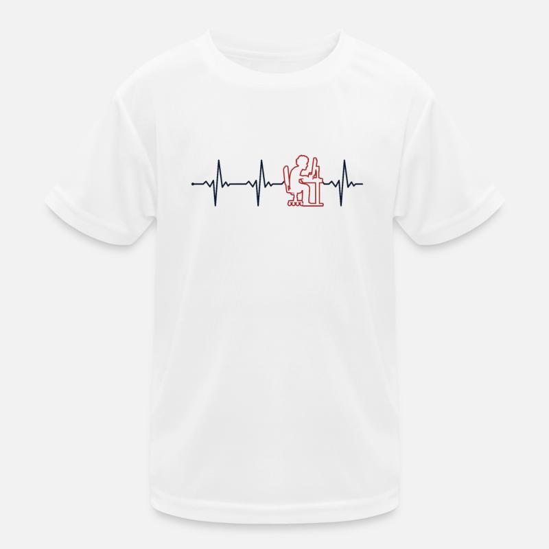 Programmeur, Heartbeat, Développeur de logiciels, Codeur T-shirt sport Enfant