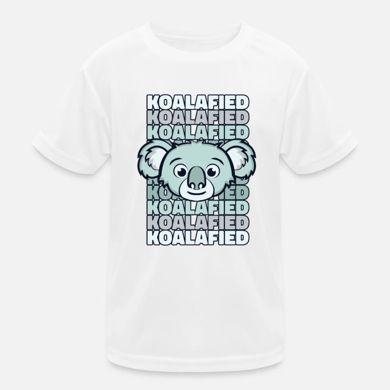 Koalabär Eukalyptus Phascolarctos Kinder Funktions-T-Shirt
