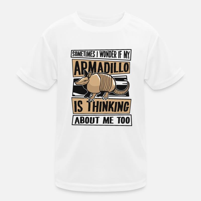 Je me demande si mon tatou pense à moi aussi T-shirt sport Enfant