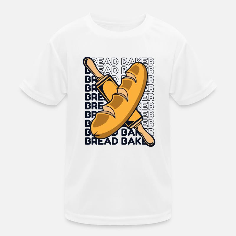 Bread Dough Bread Maker Bread Queen Lover Bread Kids Functional T-Shirt