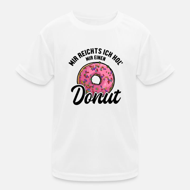 Mir reichts ich hol Donuts Doughnut Glasierter Maker Kinder Funktions-T-Shirt