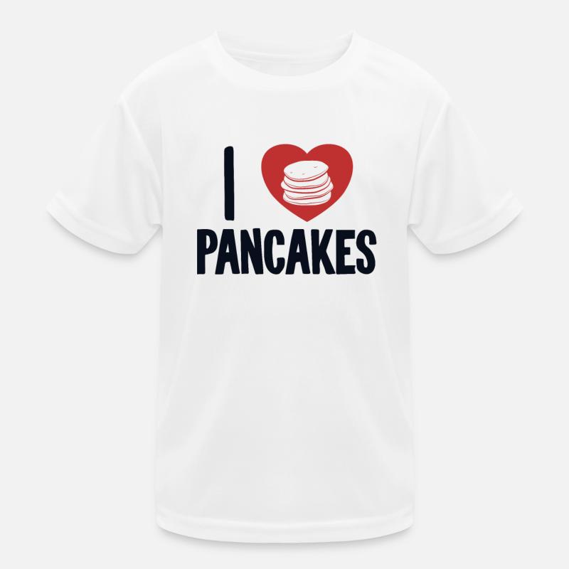 J’adore les recettes de crêpes Griddlecake Flapjack T-shirt sport Enfant