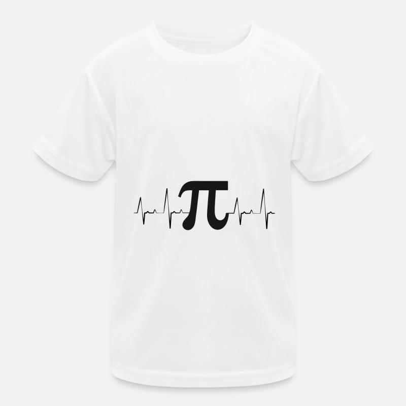 Pi Heartbeat Mathematician Math Teacher Mathematics Kids Functional T-Shirt