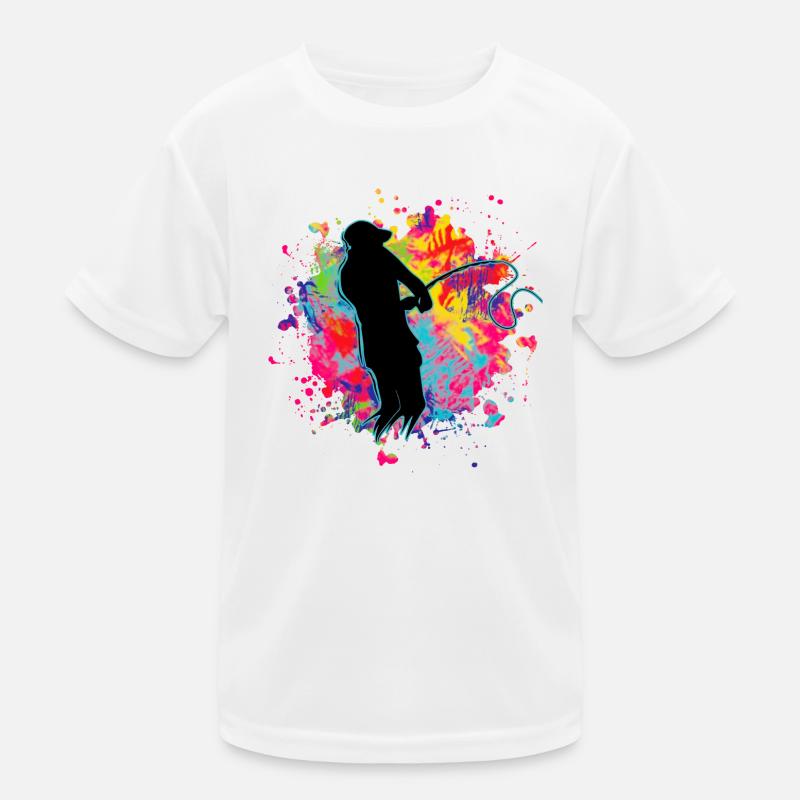 Angler Splash Kinder Funktions-T-Shirt