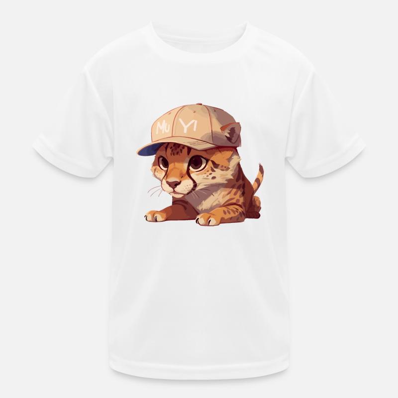 Bébé guépard T-shirt sport Enfant