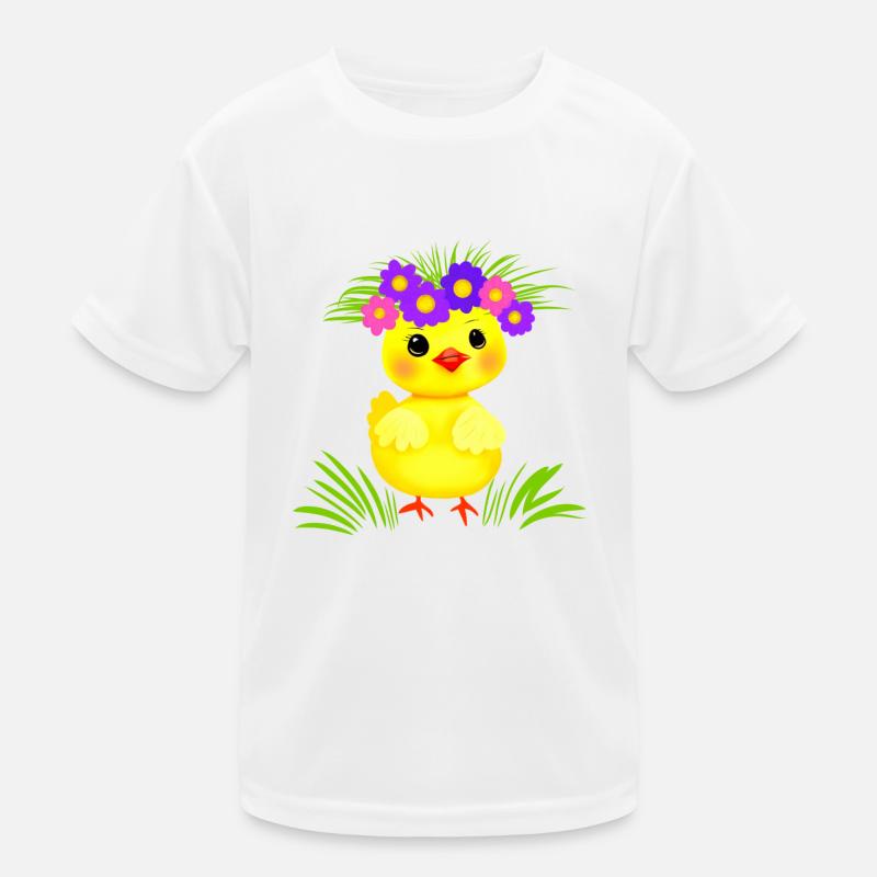 Petit poulet T-shirt sport Enfant