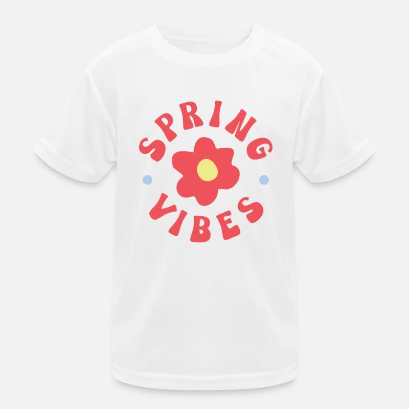 Spring Vibes Kids Functional T-Shirt