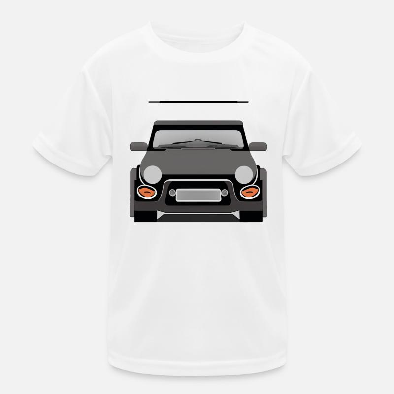 Minimalist car frontal Kids Functional T-Shirt
