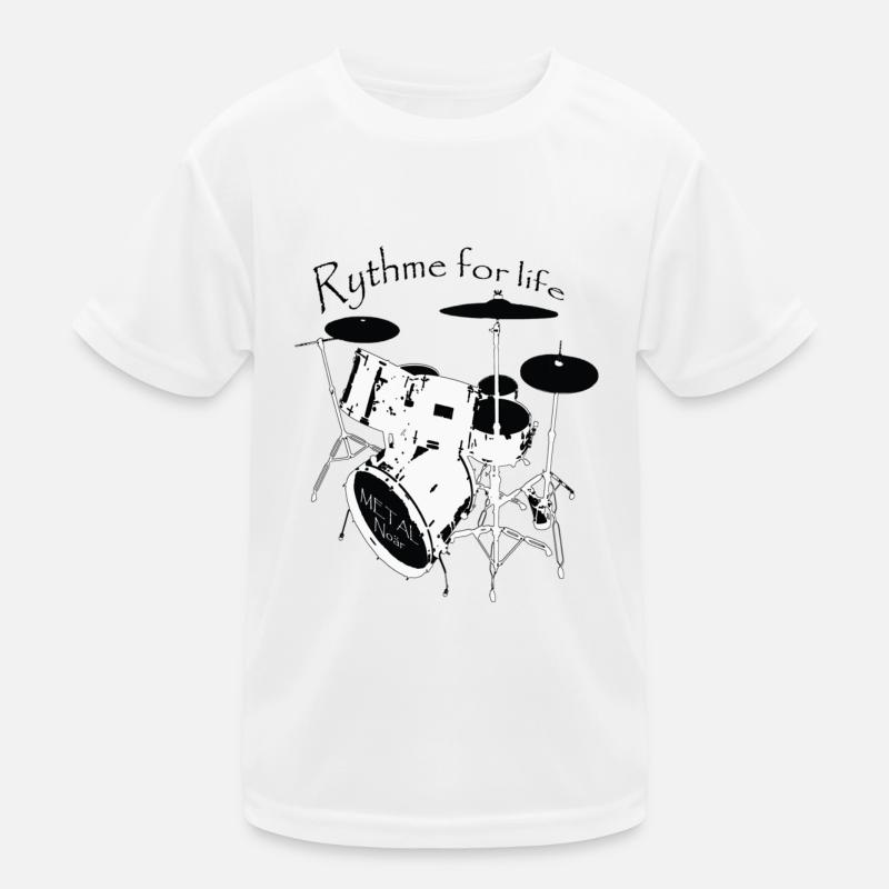 drums Kids Functional T-Shirt
