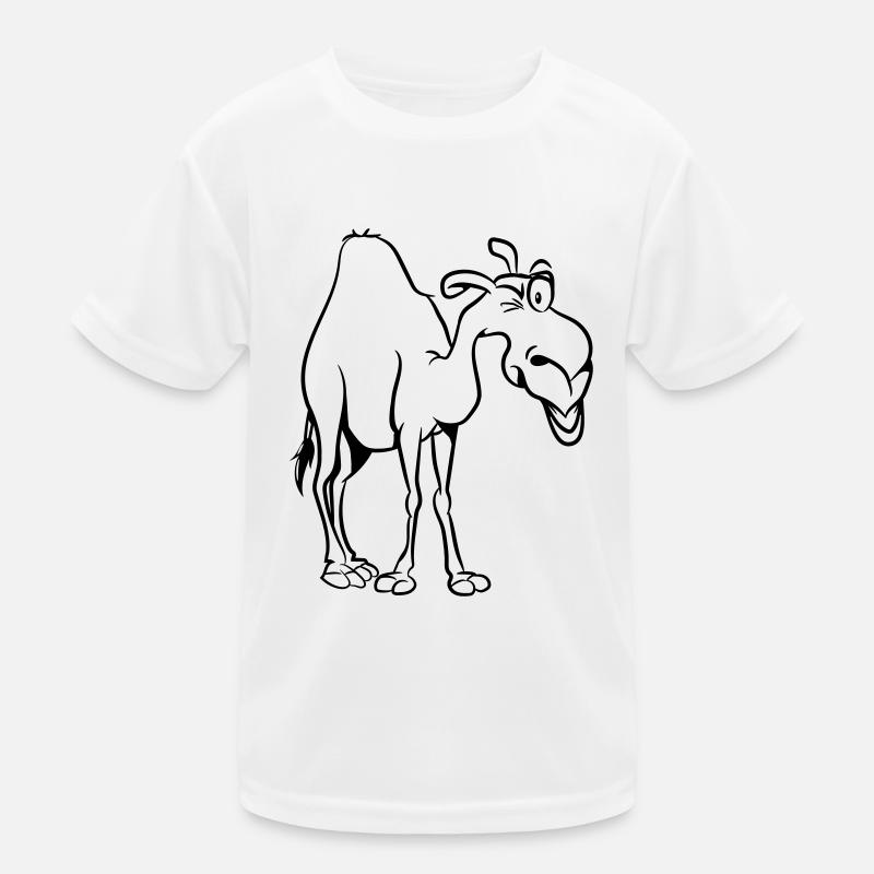 Kamel Kinder Funktions-T-Shirt