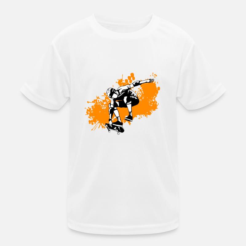 Skating Kinder Funktions-T-Shirt