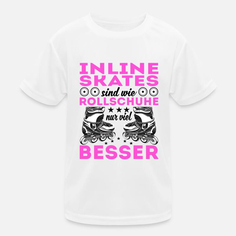 Inline Skates Kinder Funktions-T-Shirt