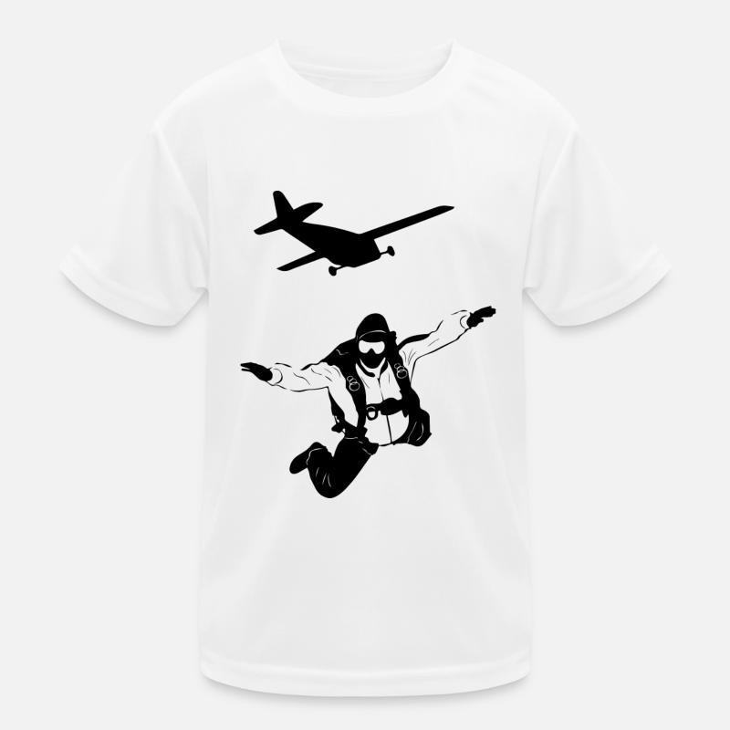 glider parachute drone Kinder Funktions-T-Shirt
