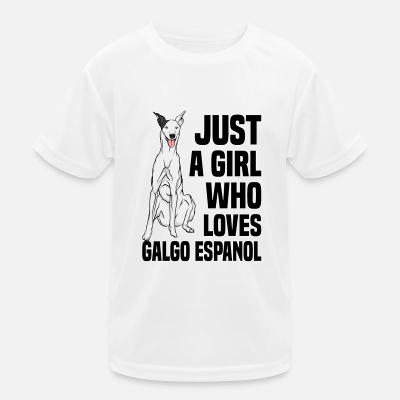 Galgo Espanol Kids Functional T-Shirt
