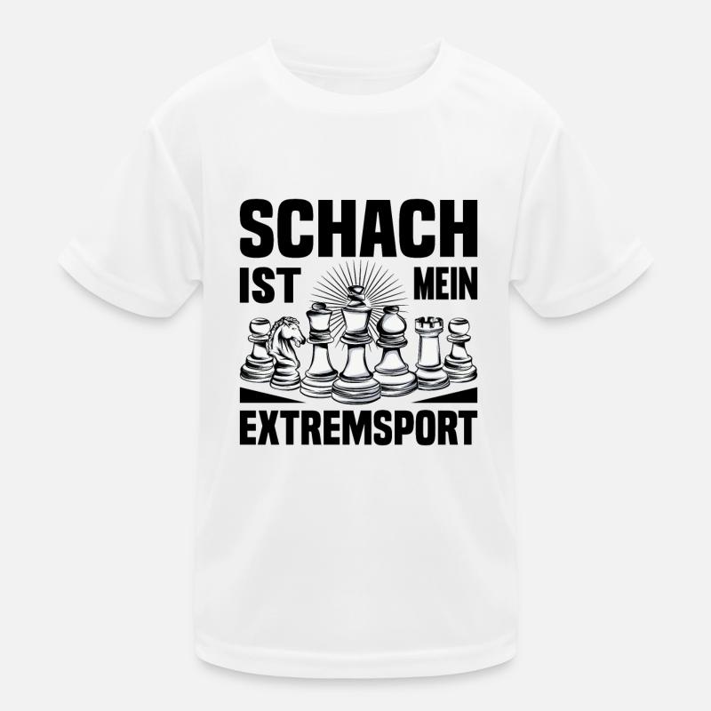 Schach Kinder Funktions-T-Shirt