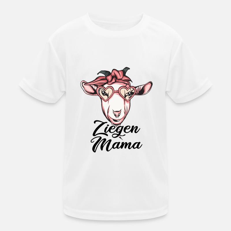 Ziege Kinder Funktions-T-Shirt
