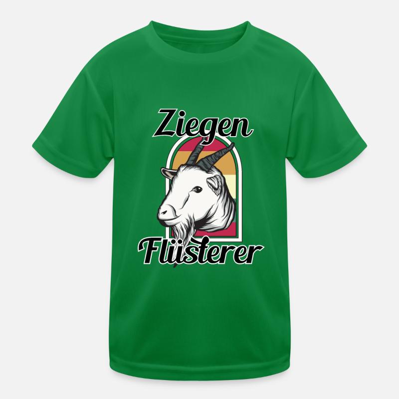 Ziege Kinder Funktions-T-Shirt