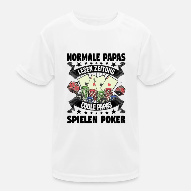 Poker Kinder Funktions-T-Shirt