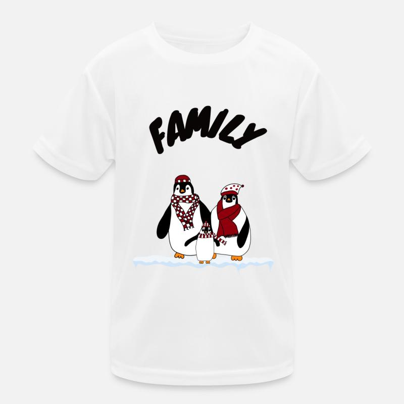 Famille Penguin T-shirt sport Enfant