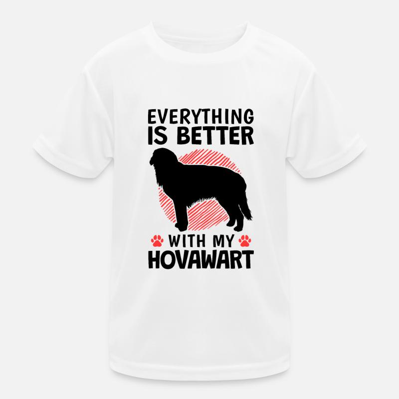 Everything better with Hovawart German farmer dog Kids Functional T-Shirt