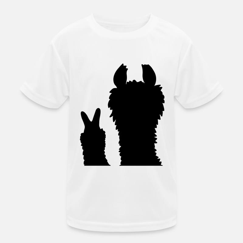 Silhouette aucun drame lama T-shirt sport Enfant