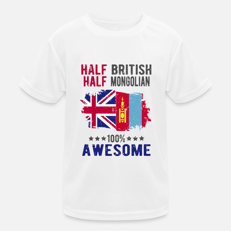 Moitié britannique moitié mongol T-shirt sport Enfant