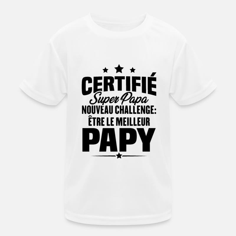 Cadeau nouveau challenge être le meilleur papy T-shirt sport Enfant