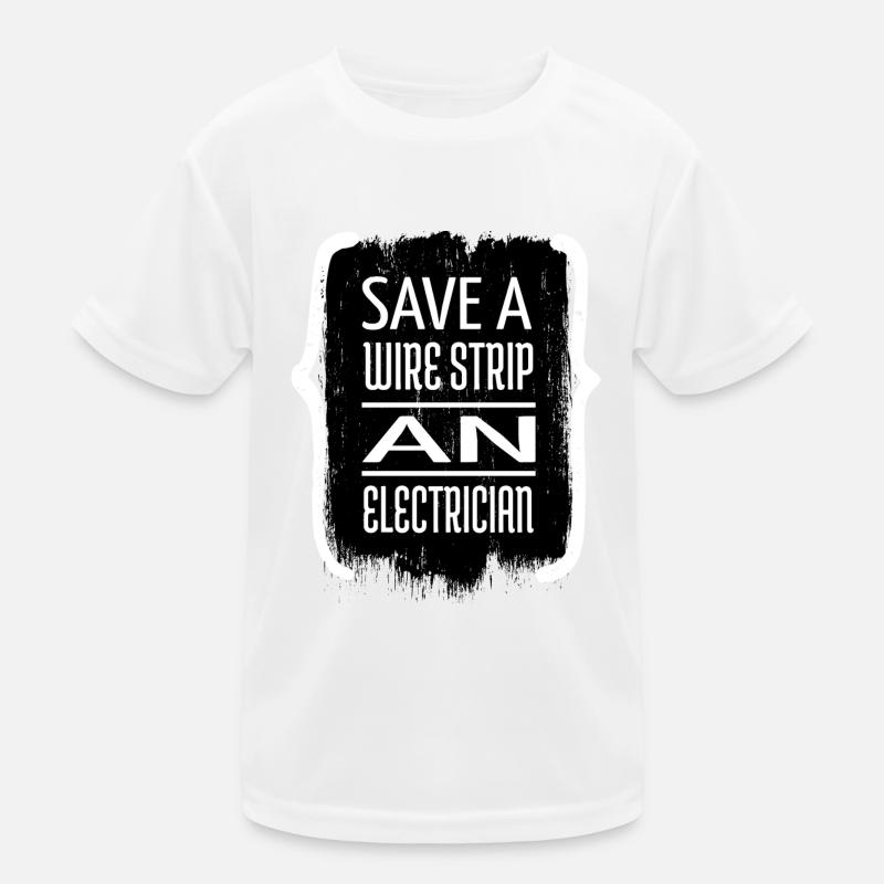 awesome electrical electrician electrical engineer Kids Functional T-Shirt