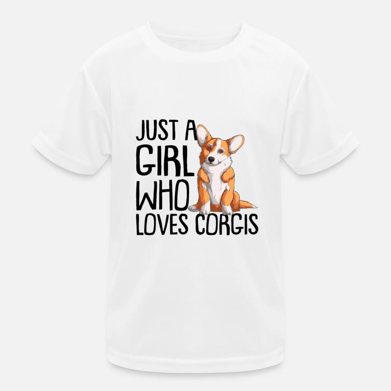 Corgi Kinder Funktions-T-Shirt