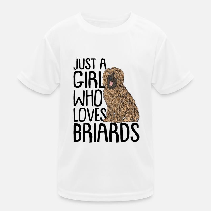 Briard Kids Functional T-Shirt