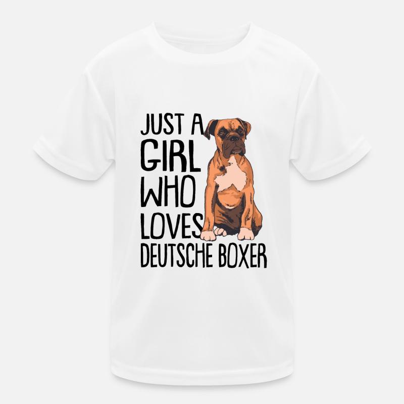 Deutscher Boxer Kinder Funktions-T-Shirt