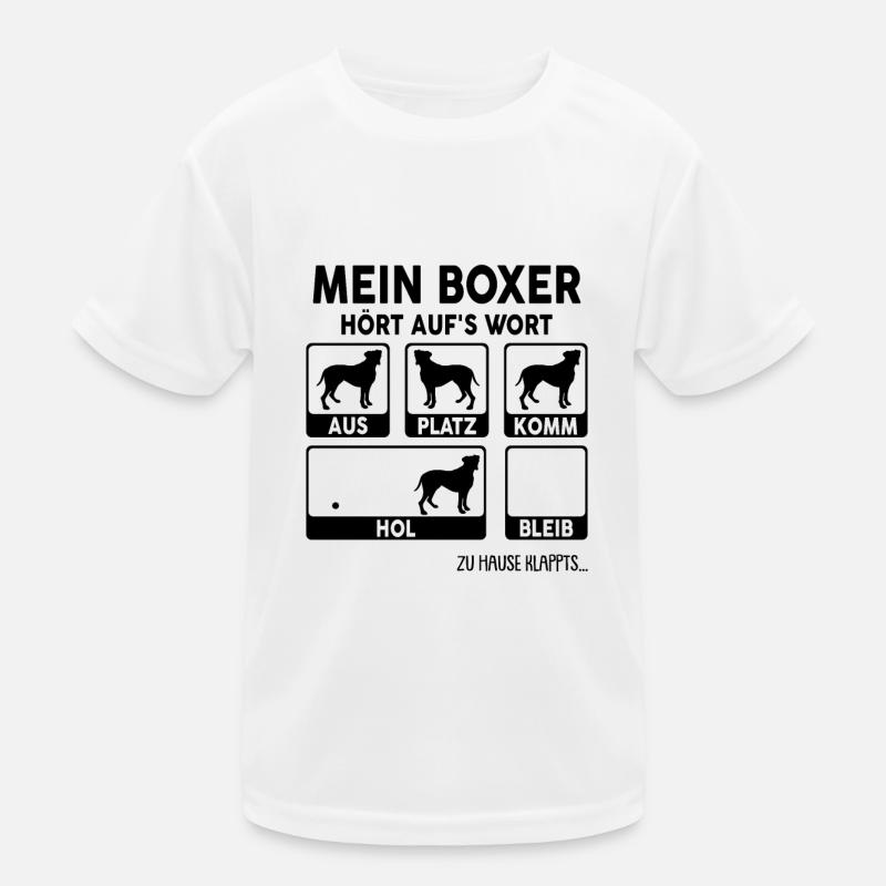 Deutscher Boxer Kinder Funktions-T-Shirt