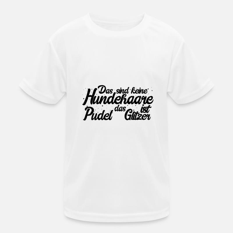 Pudel Kinder Funktions-T-Shirt