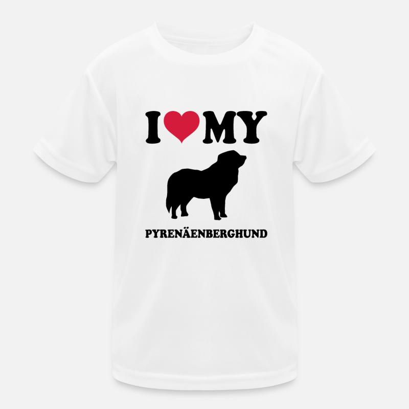Bouvier des Pyrénées T-shirt sport Enfant