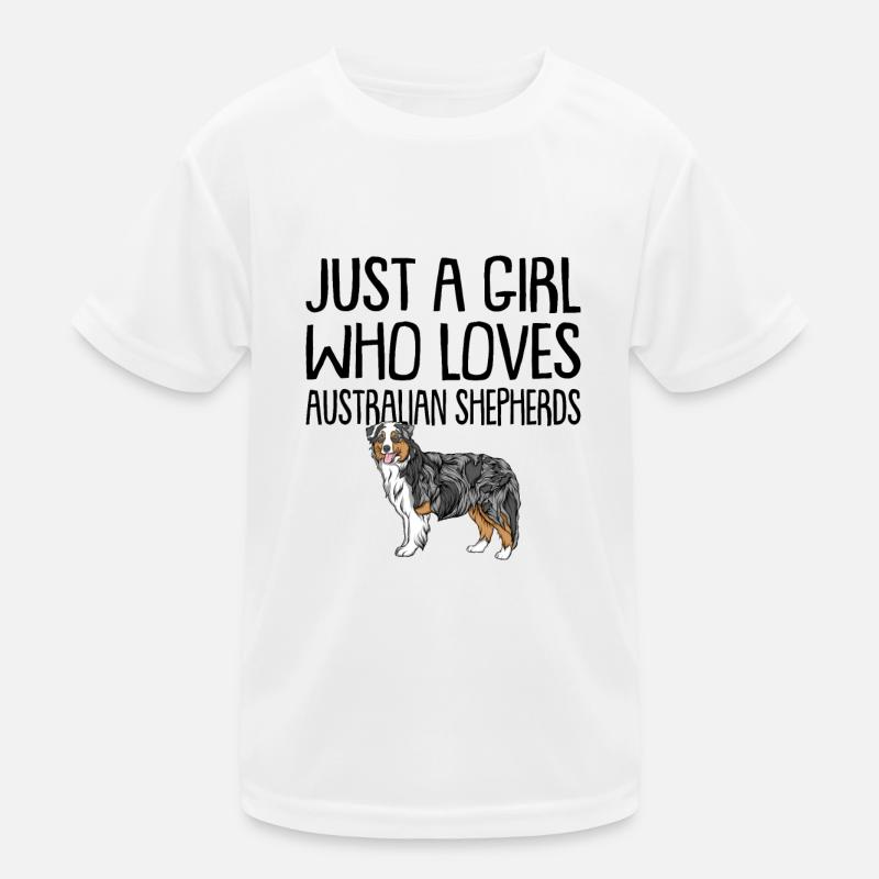 Australian Shepherd Kids Functional T-Shirt