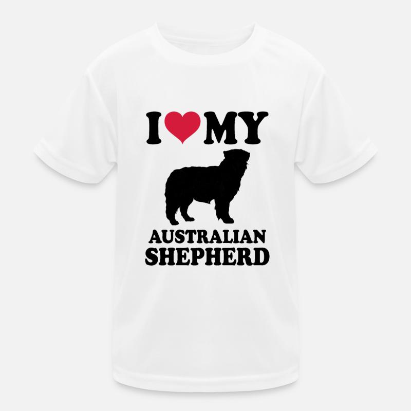 Australian Shepherd Kids Functional T-Shirt