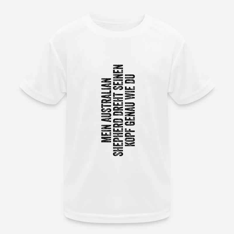 Australian Shepherd Kinder Funktions-T-Shirt