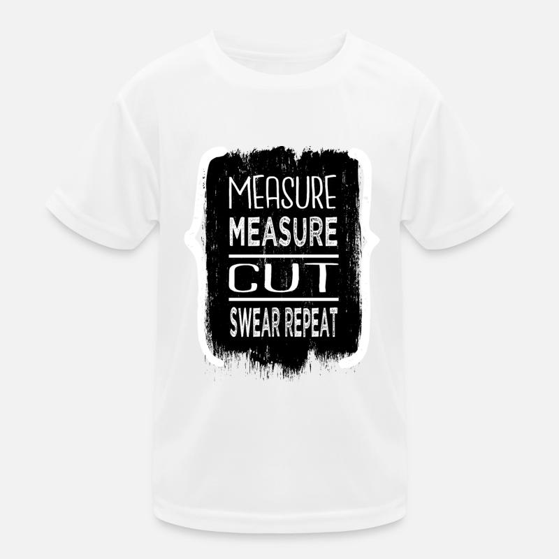 Hearbeat Chainsaw Carpenter Lumberjack Logging Kids Functional T-Shirt