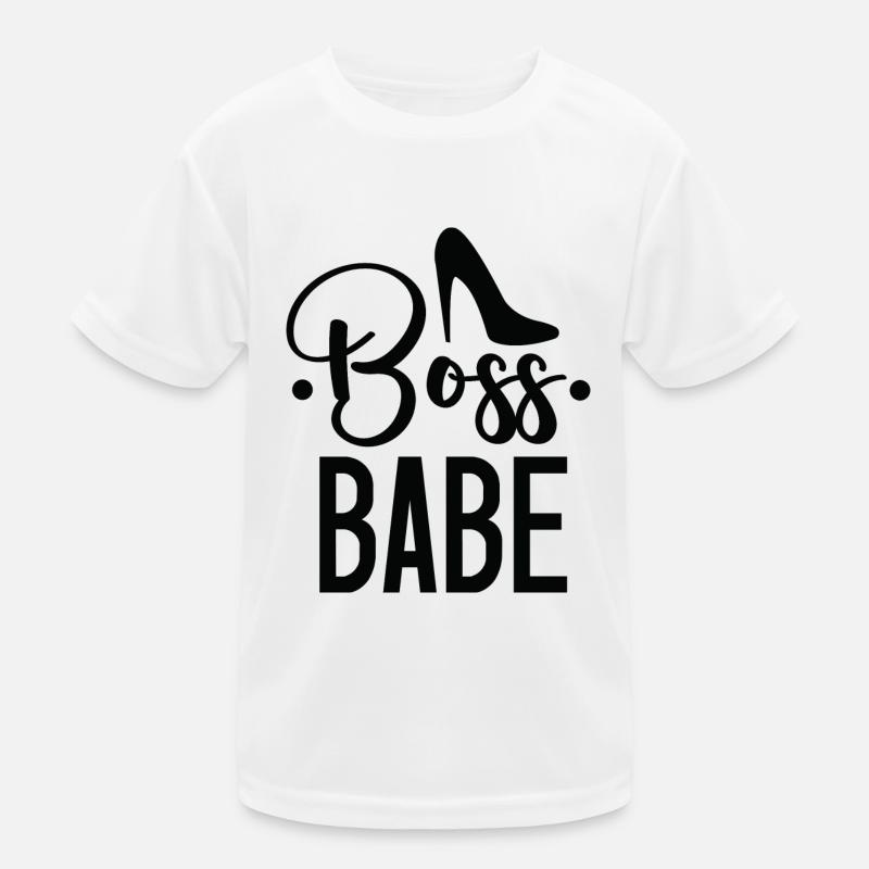 Boss babe T-shirt sport Enfant