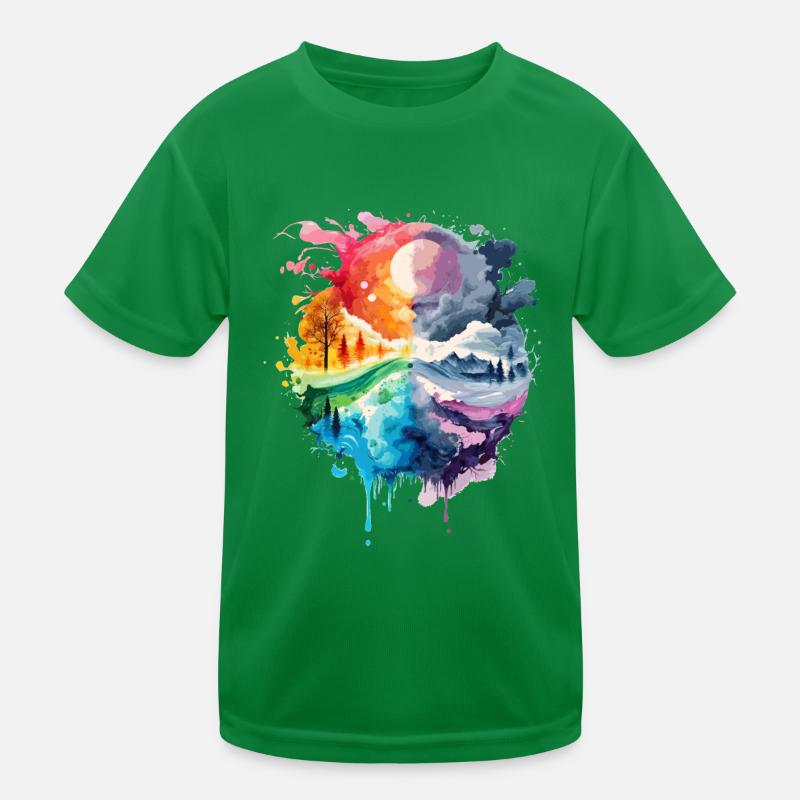 Climate change Kids Functional T-Shirt