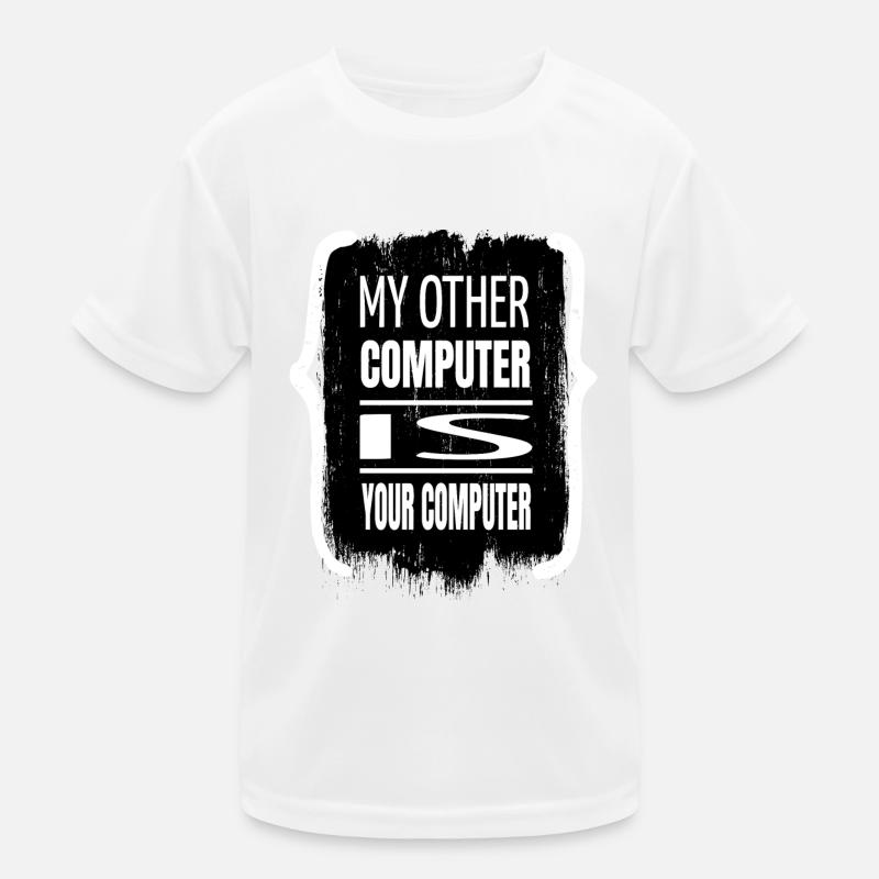Citation Awesome Coding Hacker anonyme Joke Bday T-shirt sport Enfant