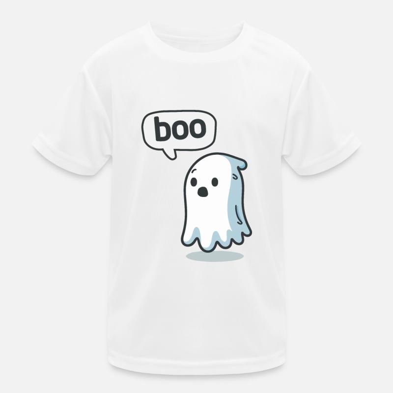 Little Ghost Boo Kids Functional T-Shirt