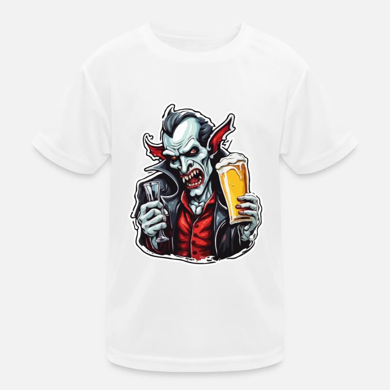 Vampir / Dracula / Blutsauger / Halloween / Mythos Kinder Funktions-T-Shirt