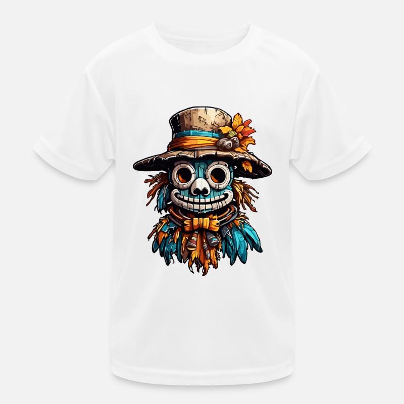 Vogelscheuche / Erntehelfer / Maisfeld / Feld Kinder Funktions-T-Shirt