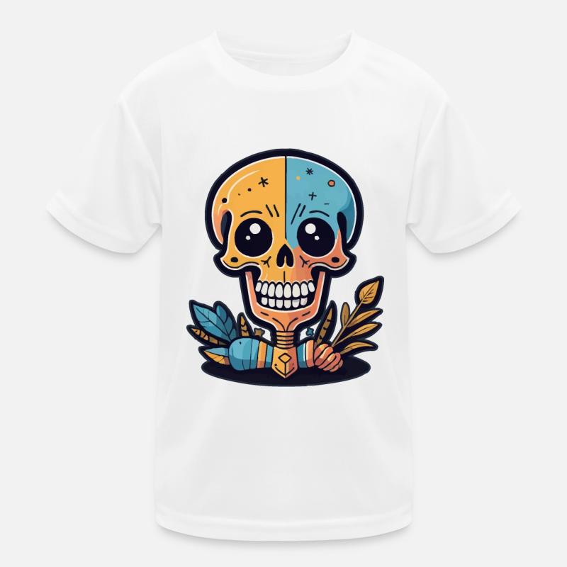 Skeleton Kids Functional T-Shirt