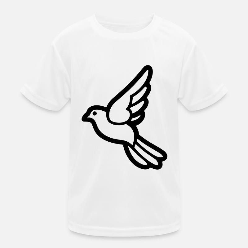 Taube Kinder Funktions-T-Shirt