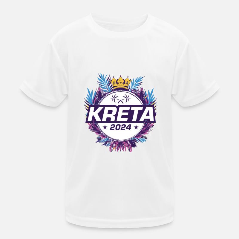 Kreta 2024 Kinder Funktions-T-Shirt