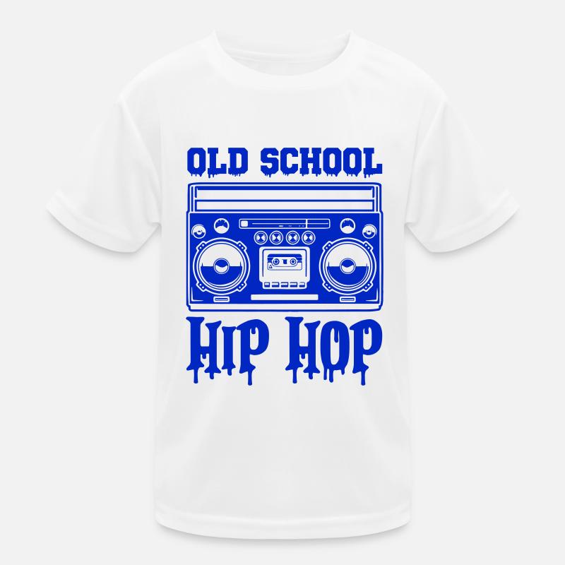 Ghettoblaster Old School Hip Hop Kids Functional T-Shirt