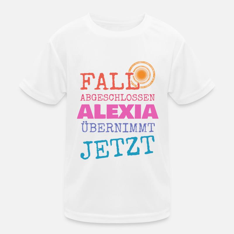 First name Alexia Kids Functional T-Shirt
